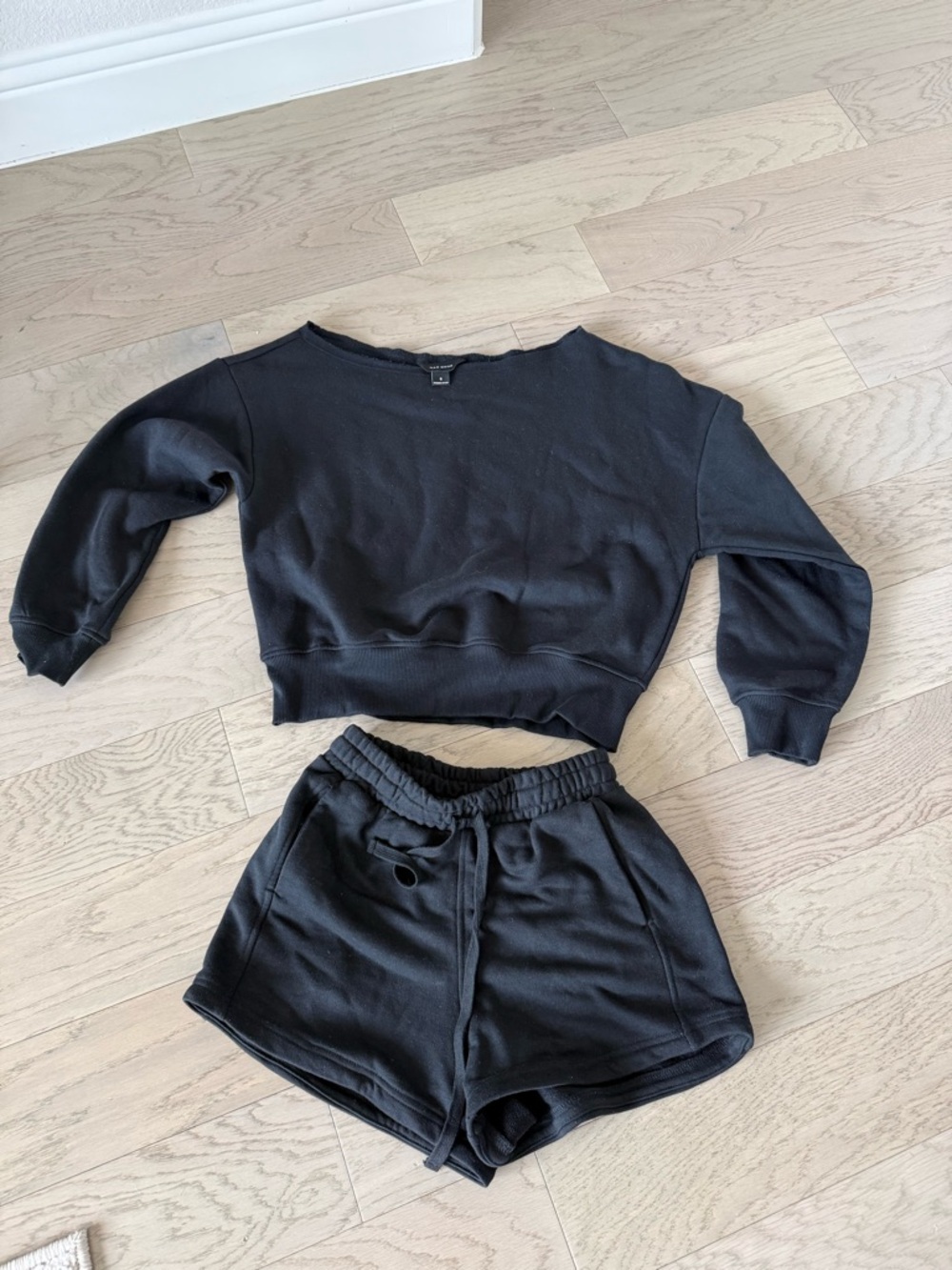 Black Crewneck Sweater Top - Women